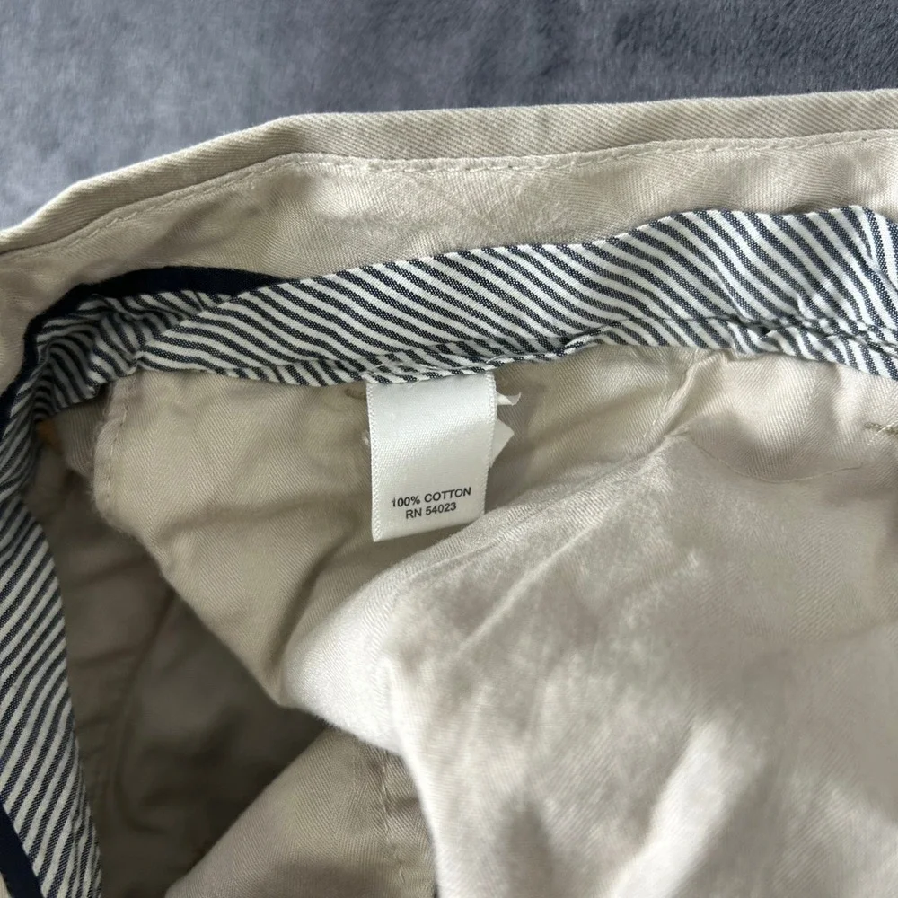 Banana Republic Aiden Chino Pants Mens 32x30 Tan Khaki Slim Fit Casual 2613